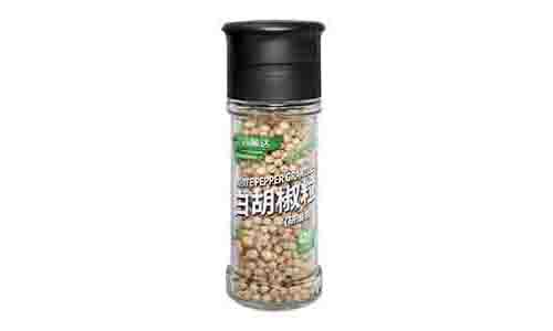 White pepper granules